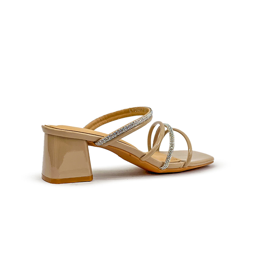 Women's Evening Sandals LY 28001 Bone/Taupe C76