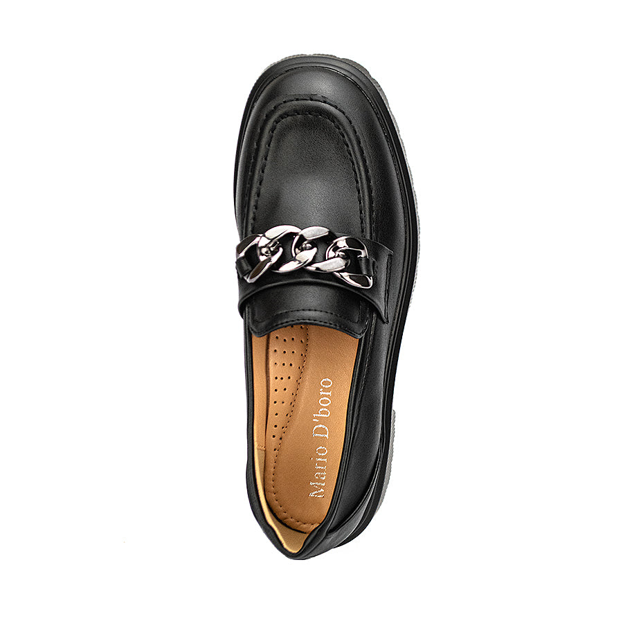 Mario D' Boro Women's Korean Flat Shoes Lv 22314 Black C40-C44