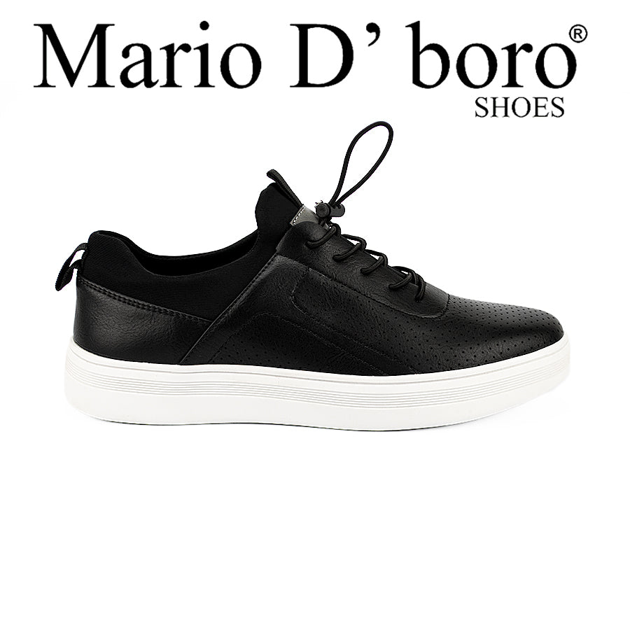 Mario D' Boro Men's Sneakers Shoes Mw 22544 Black