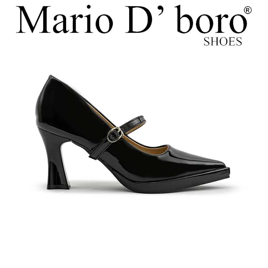 Mario D' Boro Women's Office Pumps LY 29345 - Beige / Black C83