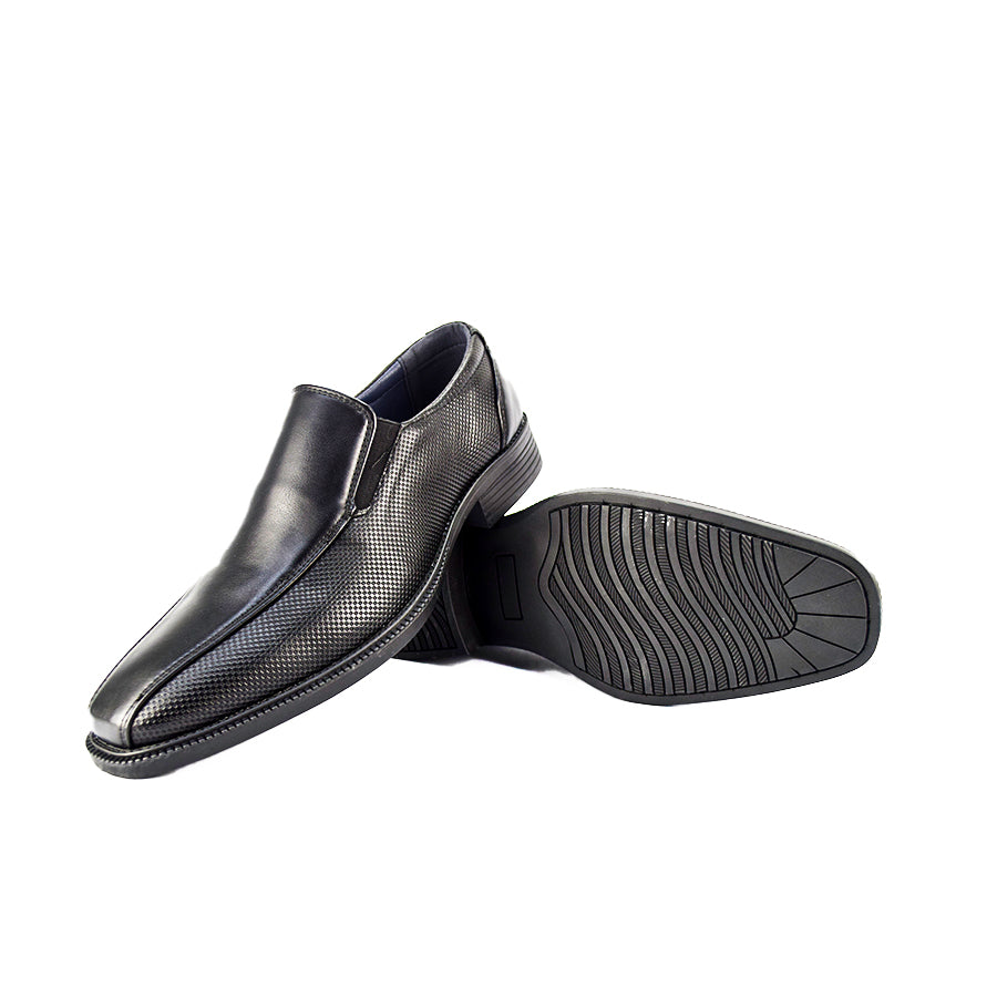 Mario D' Boro Men's Formal Slip On MX 24623 Black/Dark Brown C47