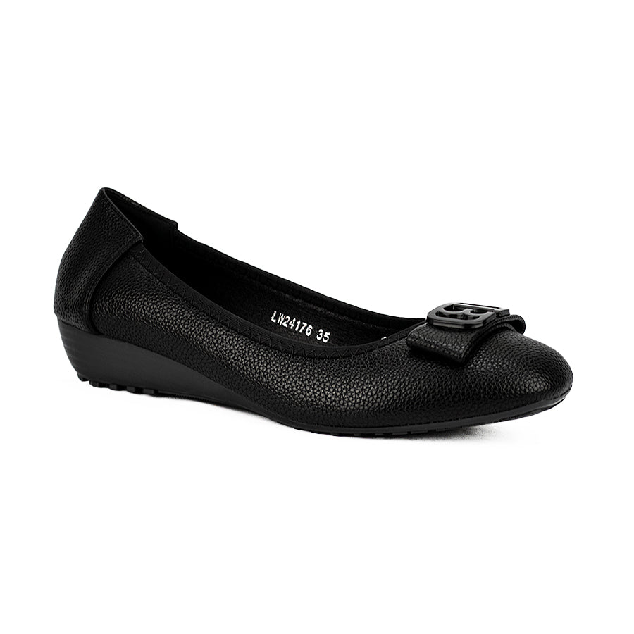 Mario D' Boro Women's Flat Shoes Lw 24176 Black C29