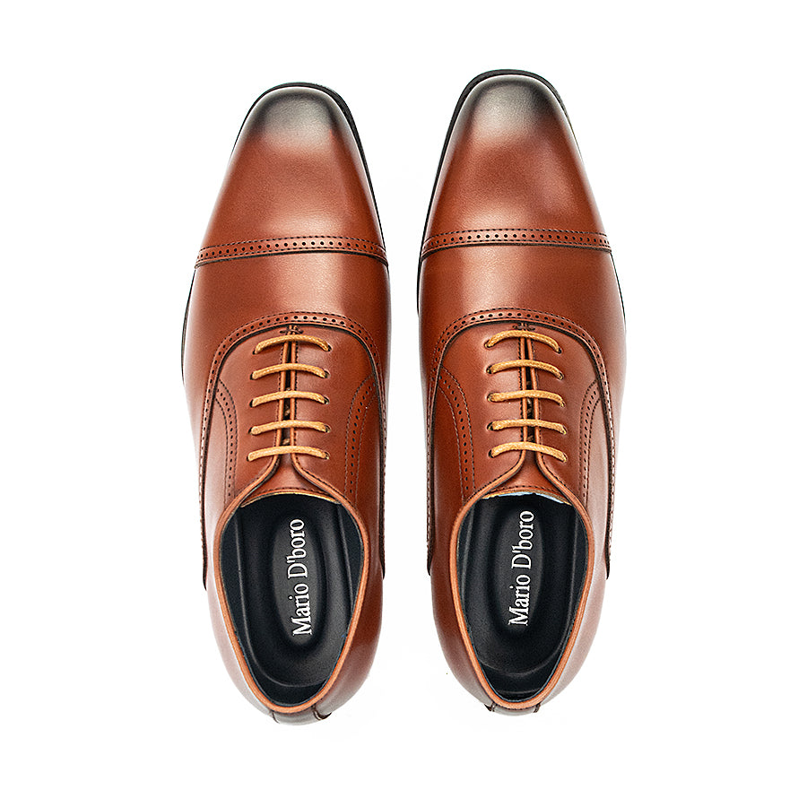 Mario D' Boro Men's Formal Shoes With Lace  Mw 24043 Black/Tan C32