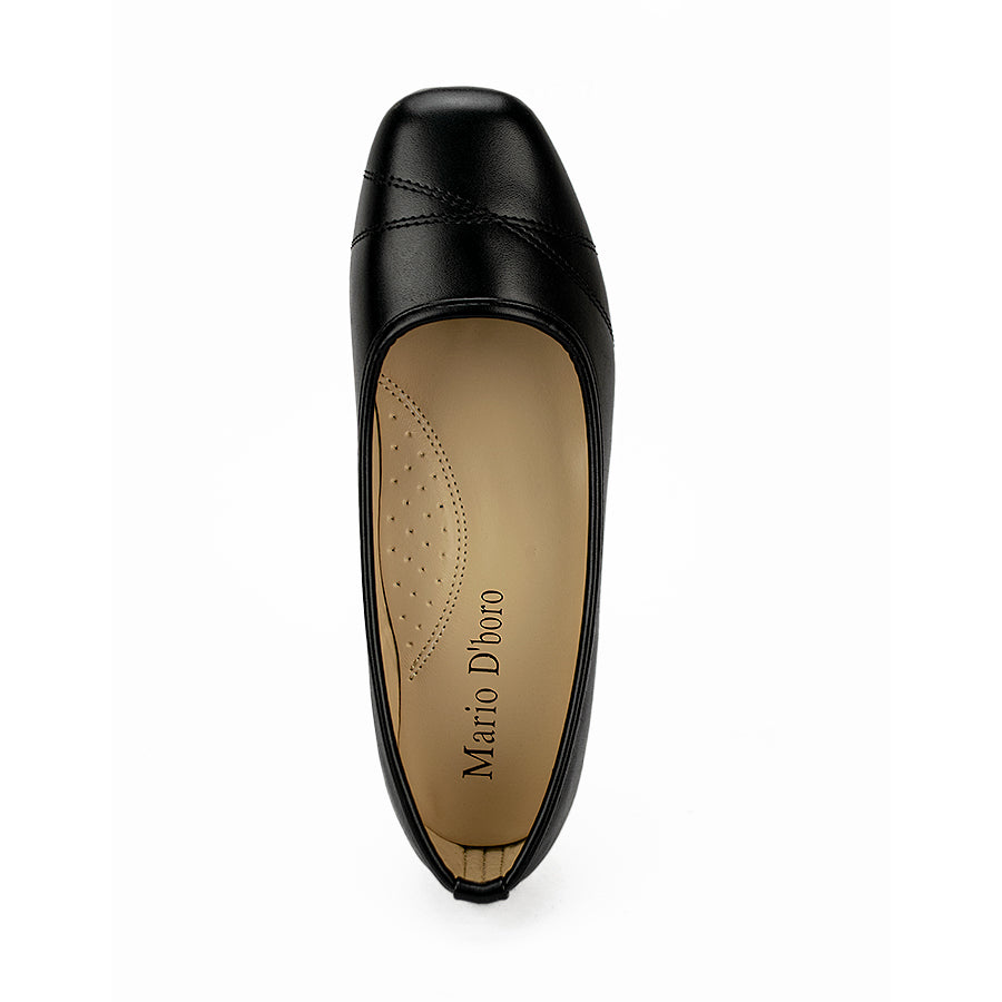 Mario D' Boro Women's Sshs Flat Shoes Lv 22176 Black