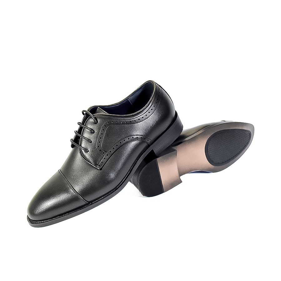 Mario D' Boro Men's Formal Elite MX 24514 Black/Mahogany C53