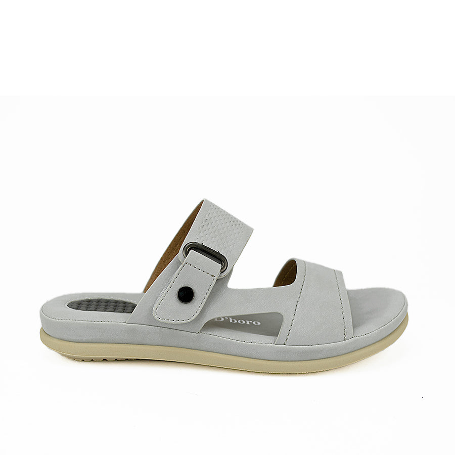 Mario D' Boro Women's Sandals Lv 013 Black/Light Gray