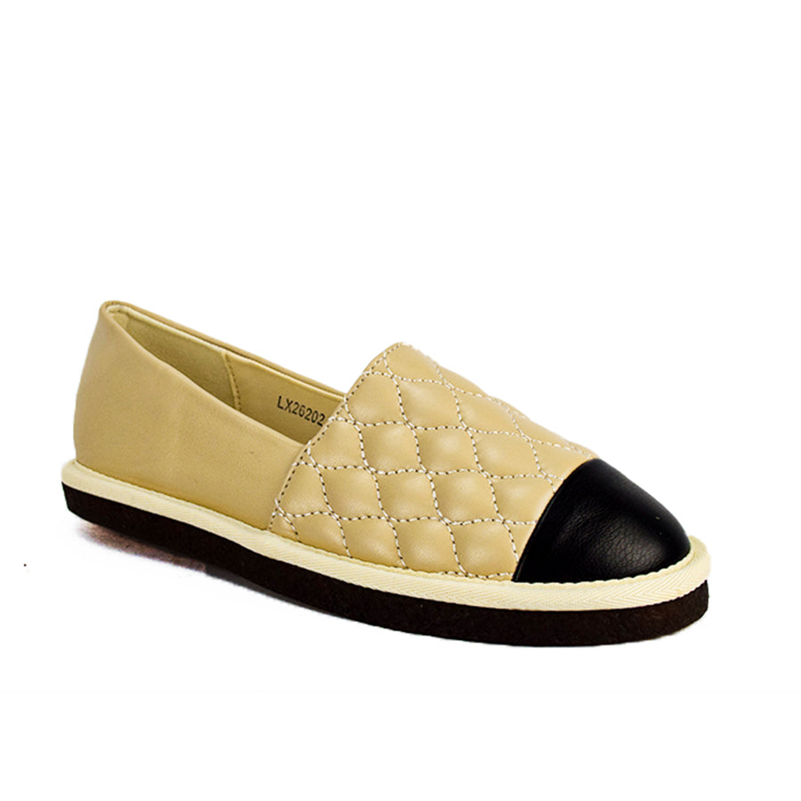 Mario D' Boro Women's Ballet Flats LX 26202 Beige/Bone and Tan C49