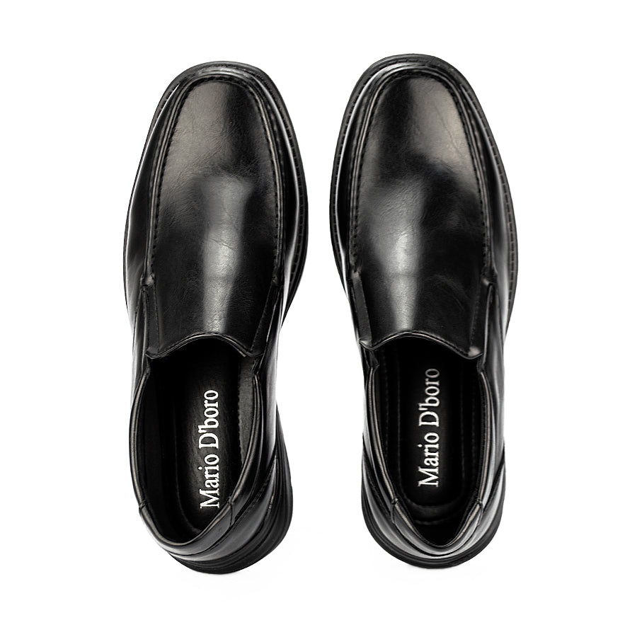 Mario D' Boro Men's Formal Shoes Slip On Mw 23080 Black C27