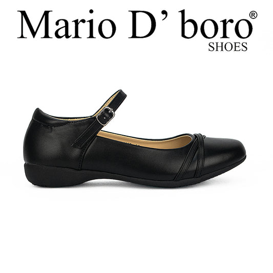 Mario D' Boro Women's Sshs Flat Shoes Lv 23825 Black C37