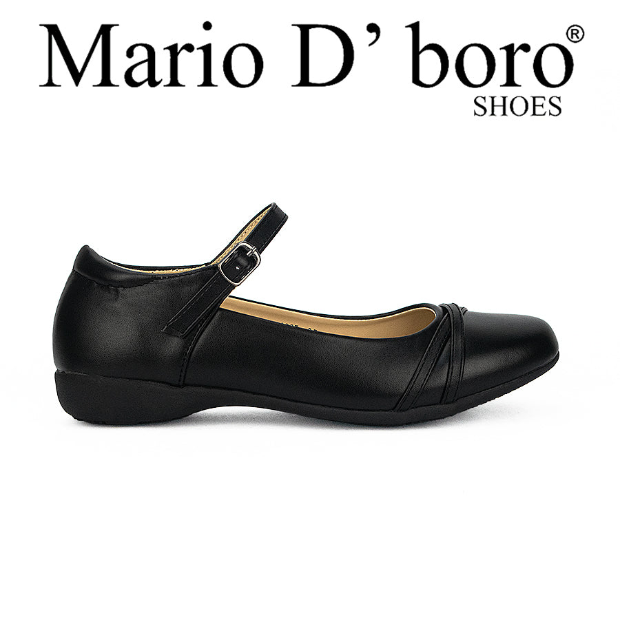 Mario D' Boro Women's Sshs Flat Shoes Lv 23825 Black C37