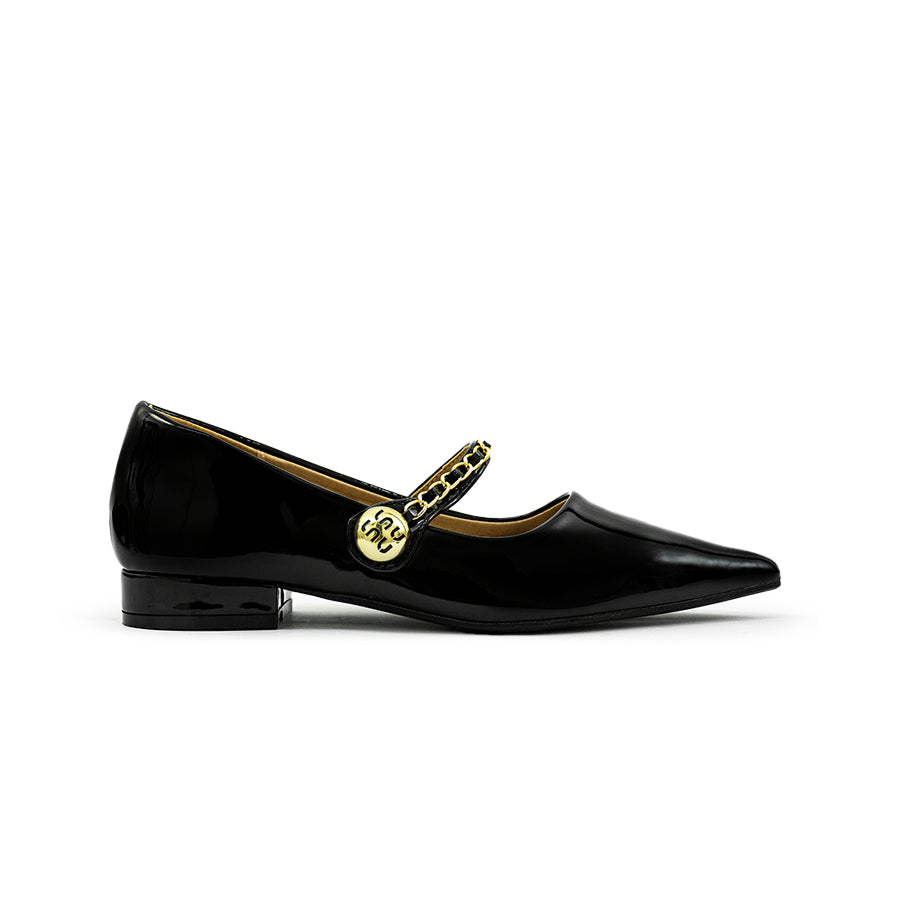 Mario D' boro Women's Ballet Flats LY 29364 - Beige / Black / Maroon C83