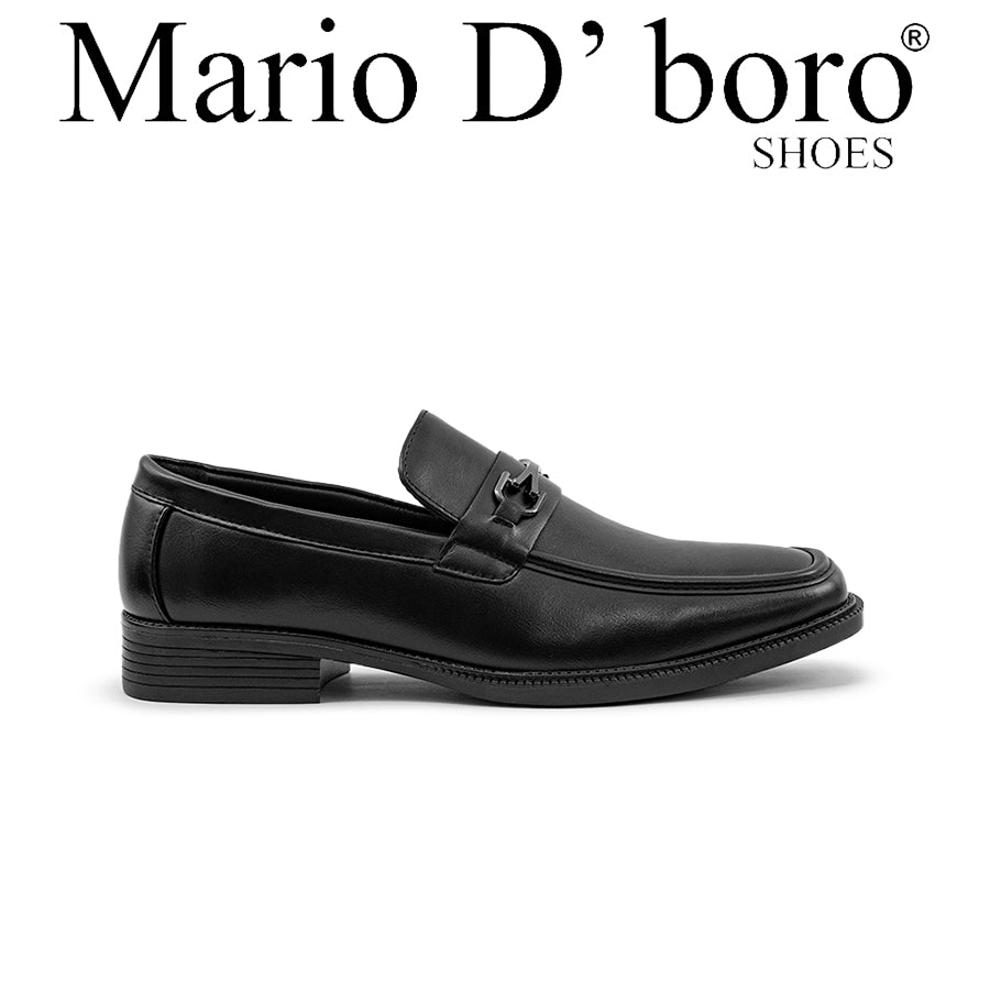 Mario D' boro Men's Formal Slip On MY 24917 - Black C82
