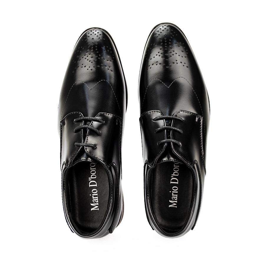 Mario D' Boro Men's Formal Shoes Mw 23109 Black/Brown