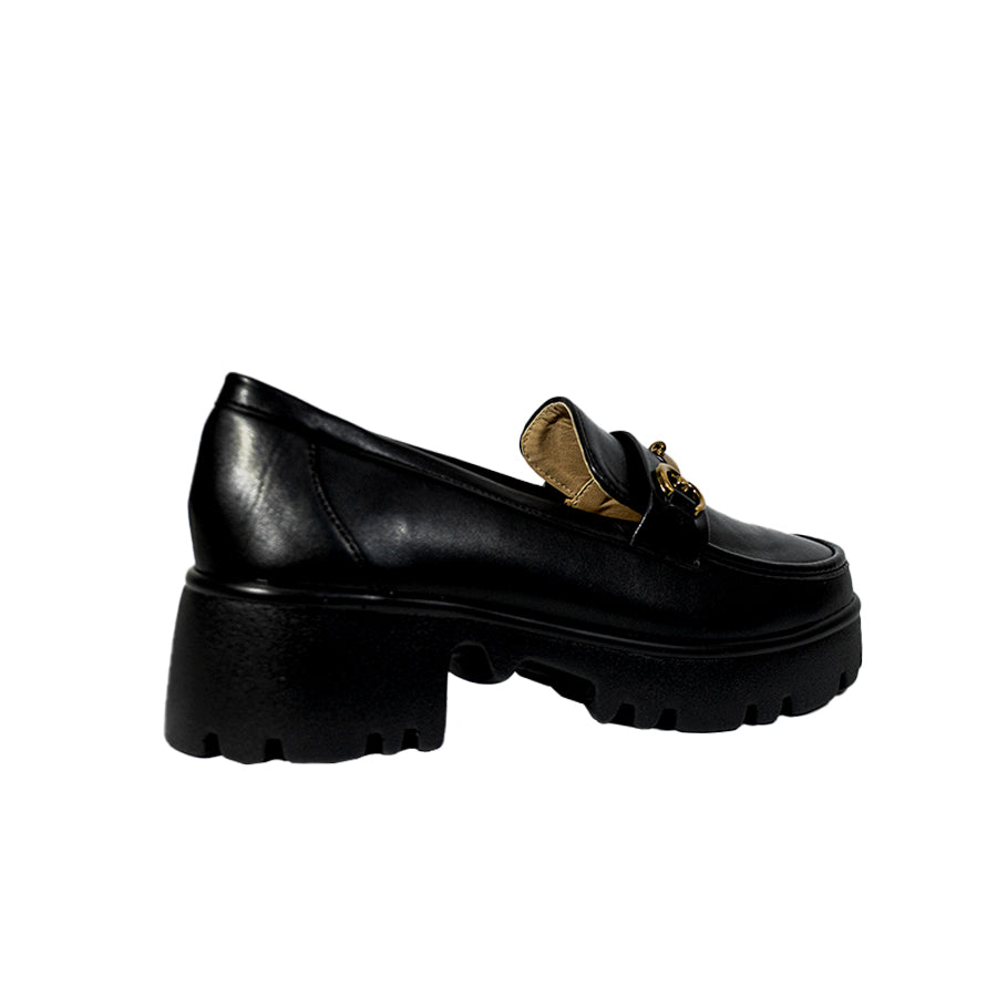 Mario D' Boro Women's Korean Flats LY 27848 Black C67