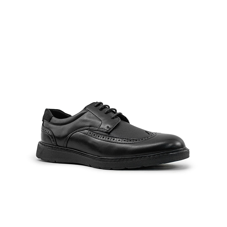 Mario D' boro Men's Formal Oxford MY 26091 - Black / Brown C88