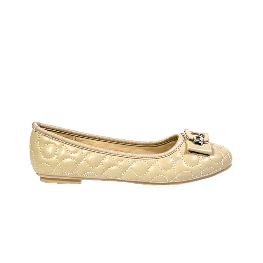 Mario D' Boro Women's Ballet Flats LY 26928 Black/Taupe C67