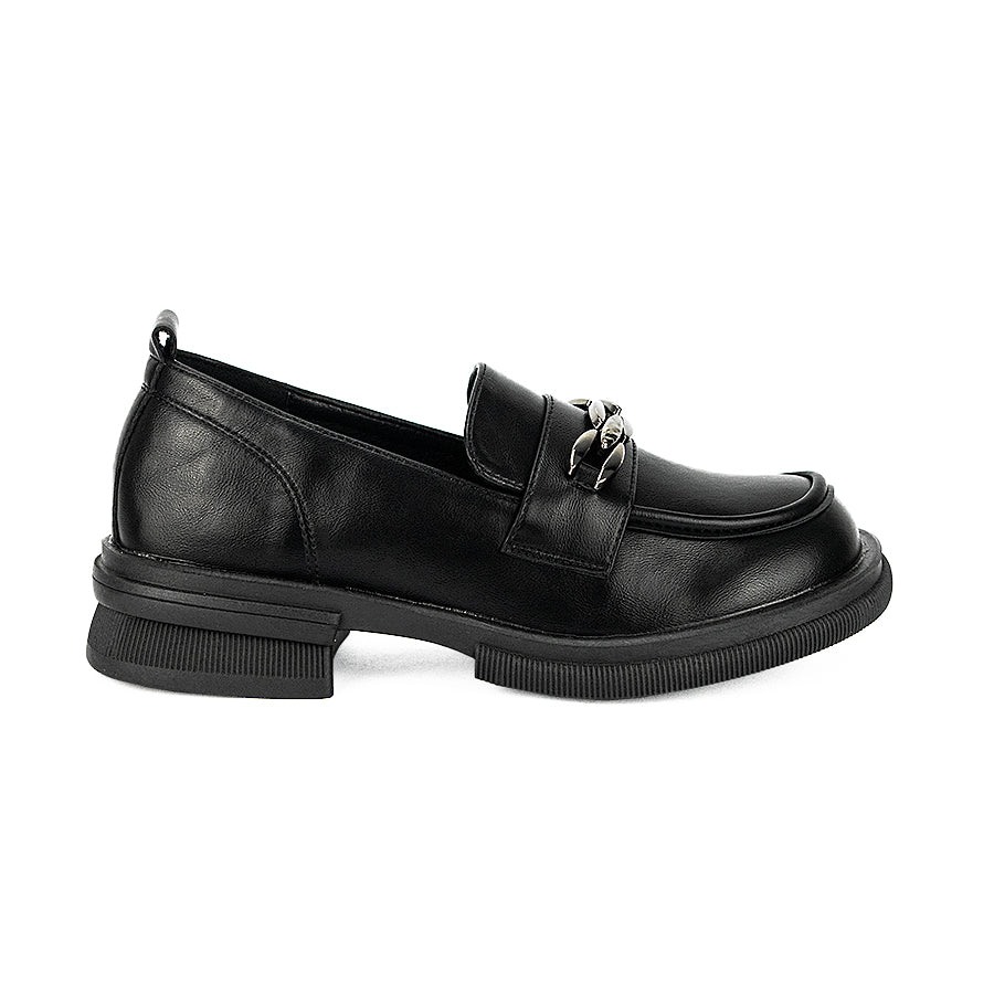 Mario D' Boro Women's Korean Flat Shoes  Lw 24074 Black C31