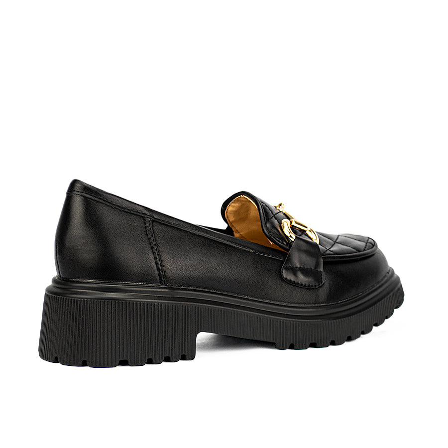 Mario D' Boro Women's Korean Flat Shoes Lw 24096 Black C28-C40-C44