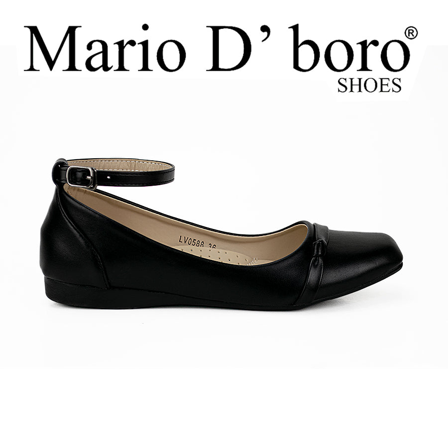 Mario D' Boro Women's Shoes Lv 0588 Black