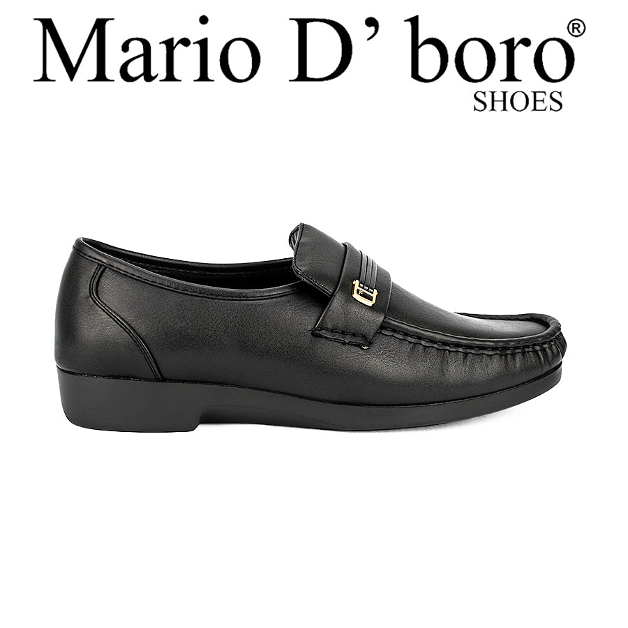 Mario D' Boro Men's Formal Shoes Slip On Mw 23748 Black