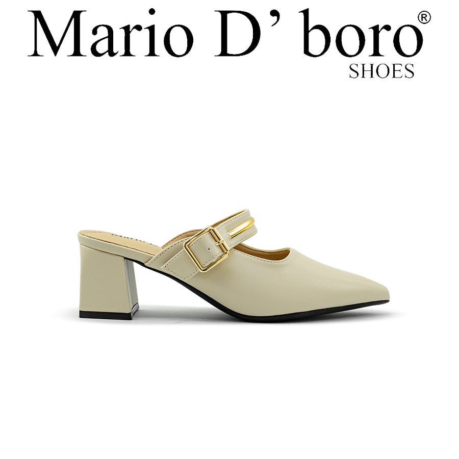 Mario D' boro Women's Heeled Sandals LY 29378 - Beige / Bone C80