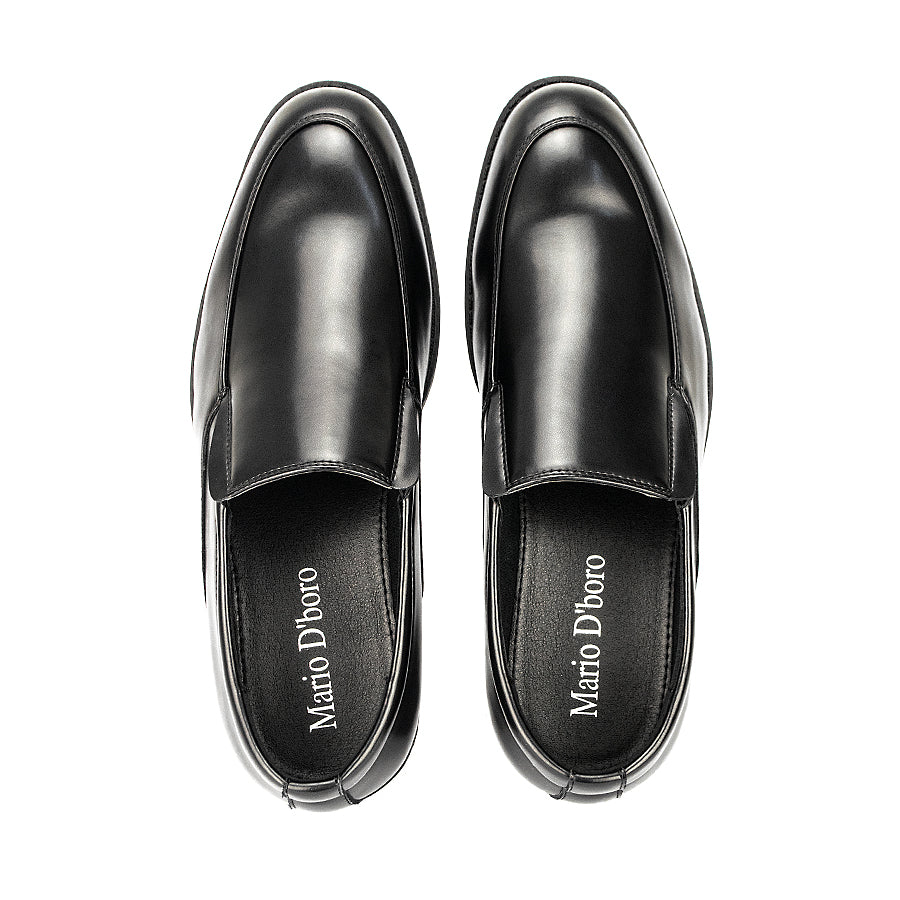 Mario D' Boro Men's Formal Slip On Mw 24080 Black C32