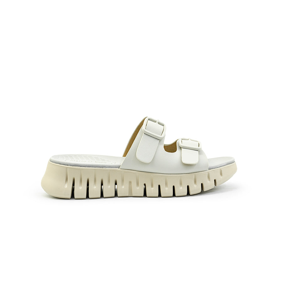 Mario D' boro Women's Flat Sandals LY 29125 - Black Gold / Bone C86