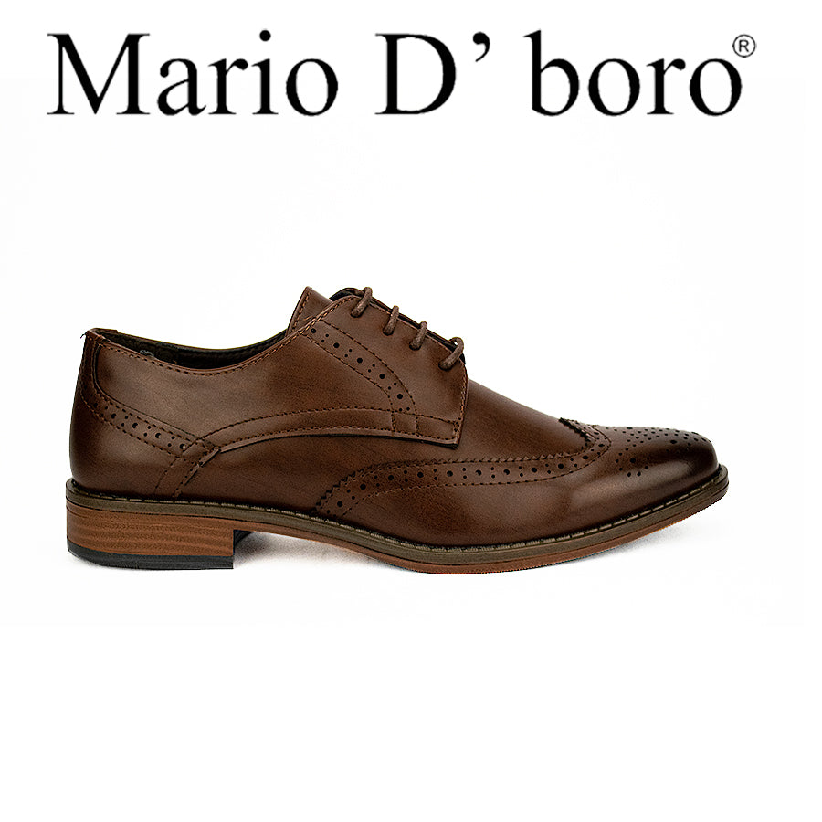 Mario D' Boro Men's Formal with Lace Mw 24532 Black/Dark Brown C43