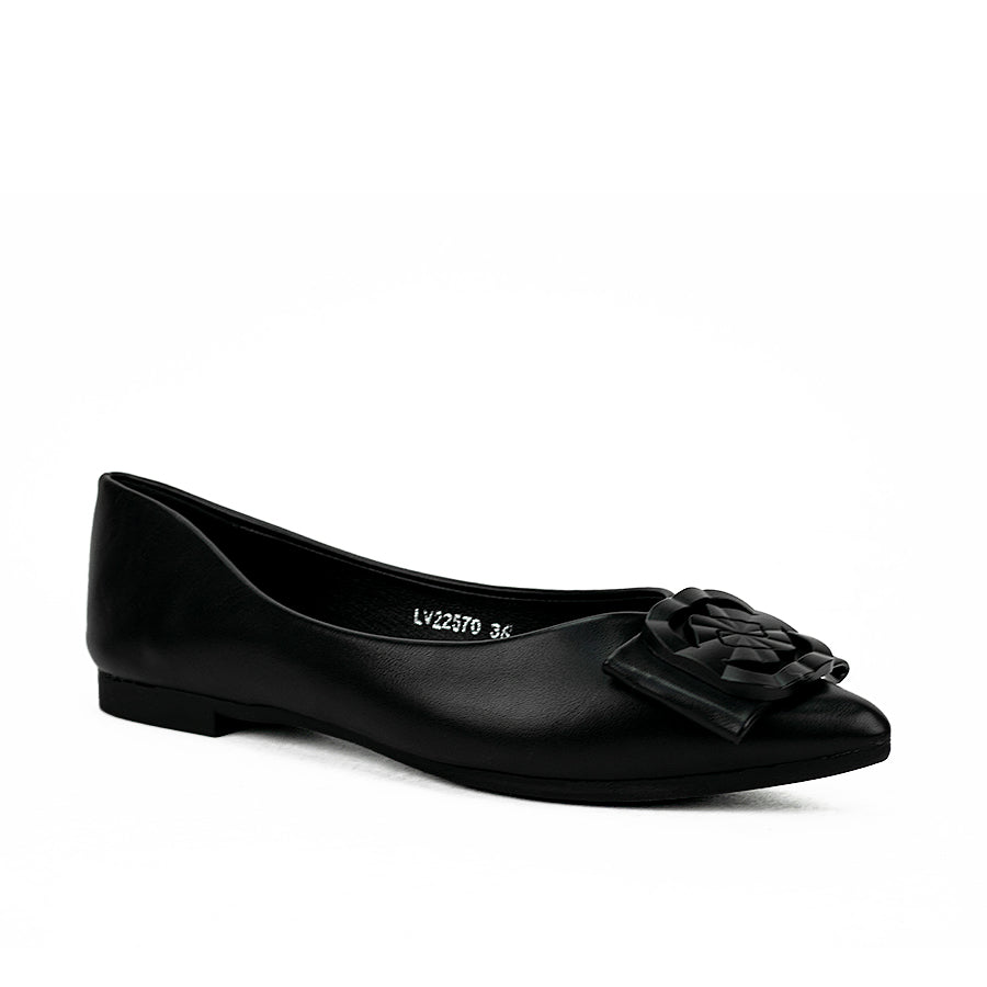 Mario D' Boro Women's Flat Lv 22570 Black/Light Gray