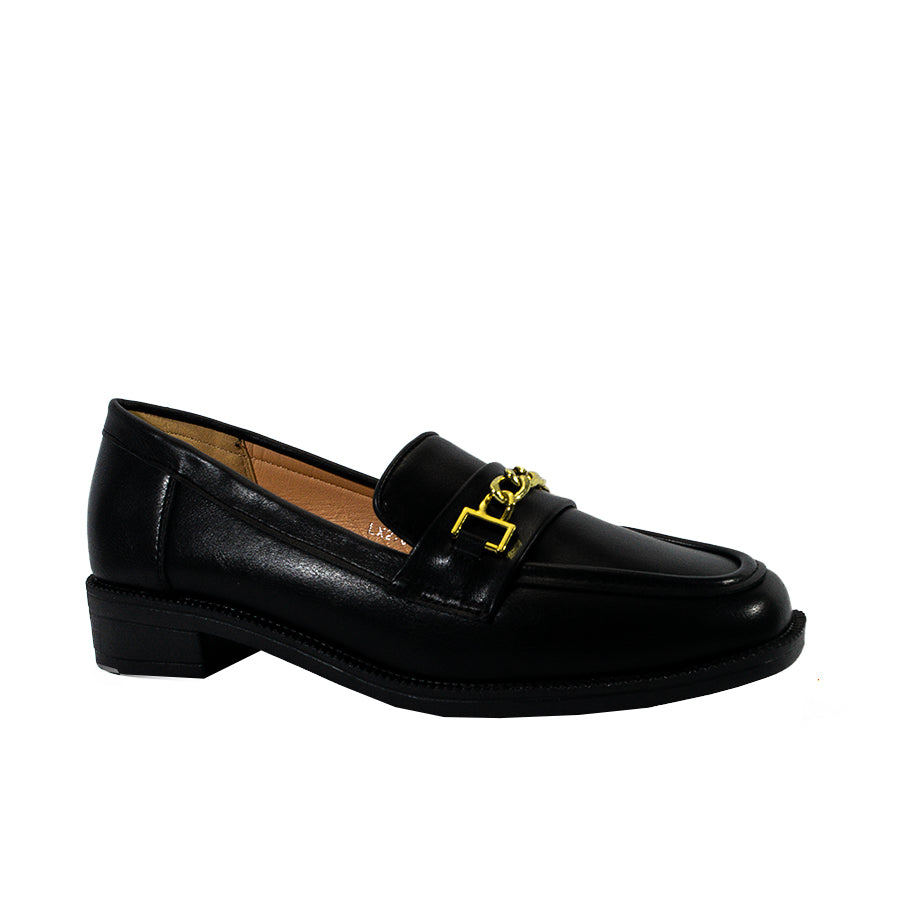 Mario D' Boro Women's Loafers LX 27656 Black C61