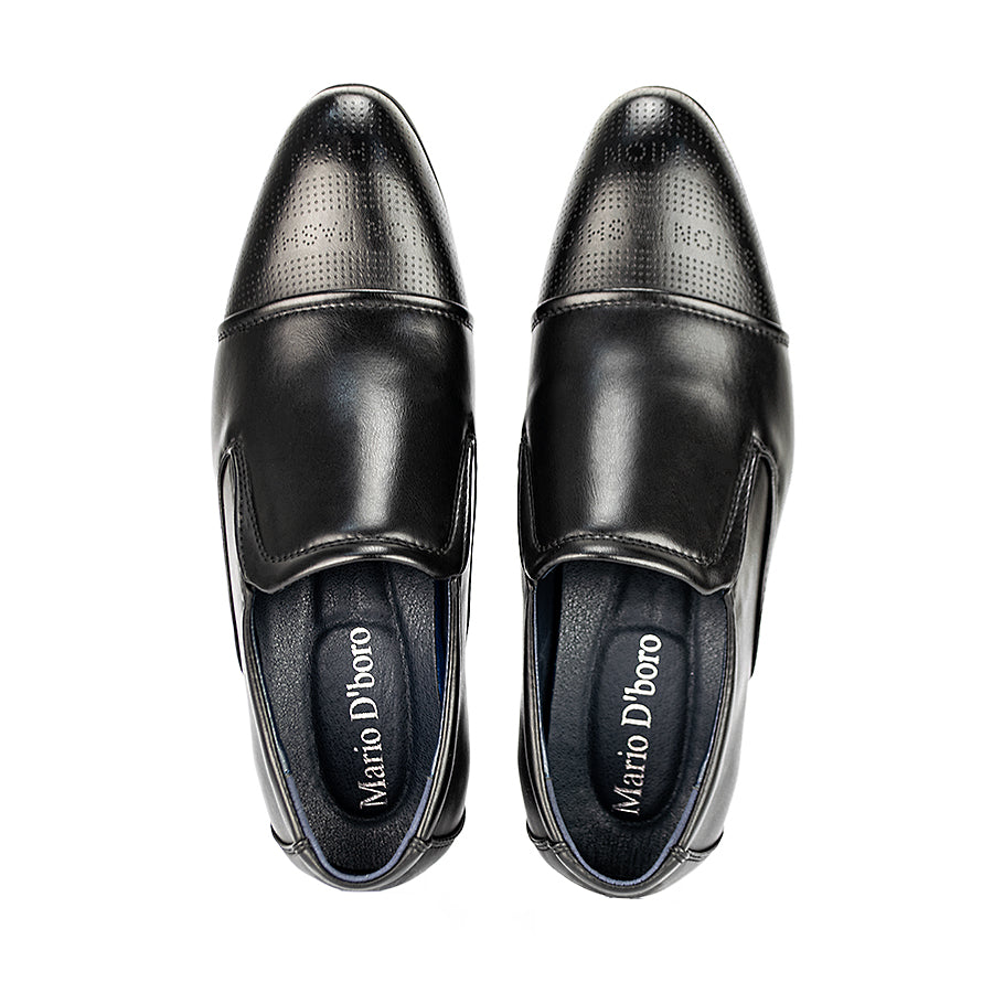 Mario D' Boro Men's Formal Shoes Slip On  Mw 23767 Black C30
