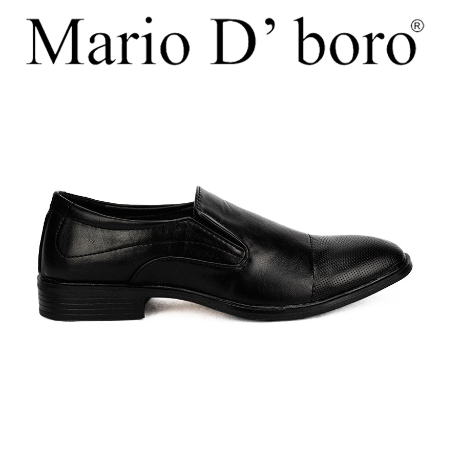 Mario D' Boro Men's Formal Slip On Mw 24274 Black/Brown C43