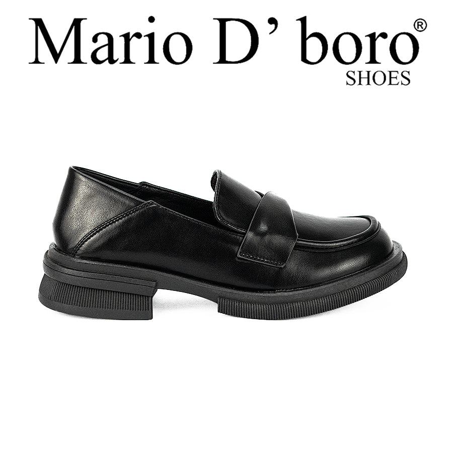 Mario D' Boro Women's Korean Flat Shoes Lw 23749 Black C31