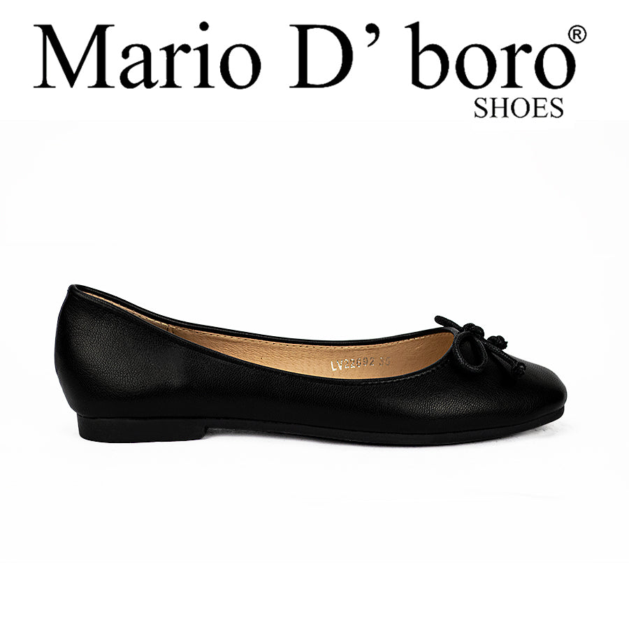 Mario D' Boro Women's Flats Lw 22692 Dark Brown/Black