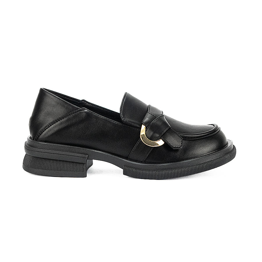 Mario D' Boro Women's Korean Flat Shoes Lw 25283 Black C36