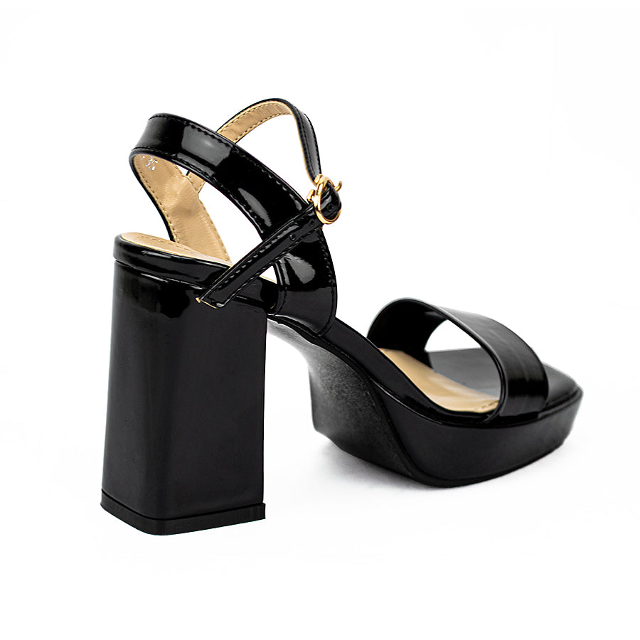 Mario D' Boro Women's Heeled Sandals Lw 23286 Black/Taupe C51 C65