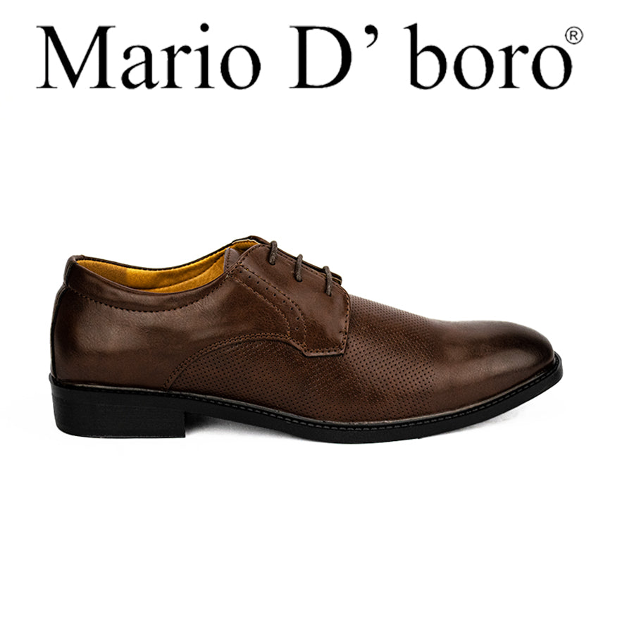 Mario D' Boro Men's Formal with Lace Mw 24006 Black/Brown C43