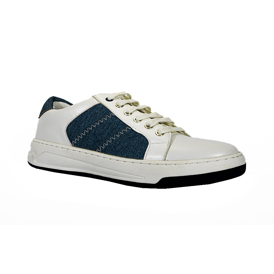 Mario D' Boro Men's Casual Sneakers MX 25432 White Blue C59