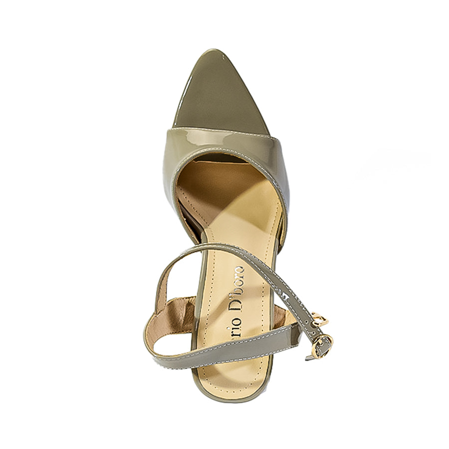 Mario D' Boro Women's Heeled Sandals LX 27010 Beige /Light Gray C52