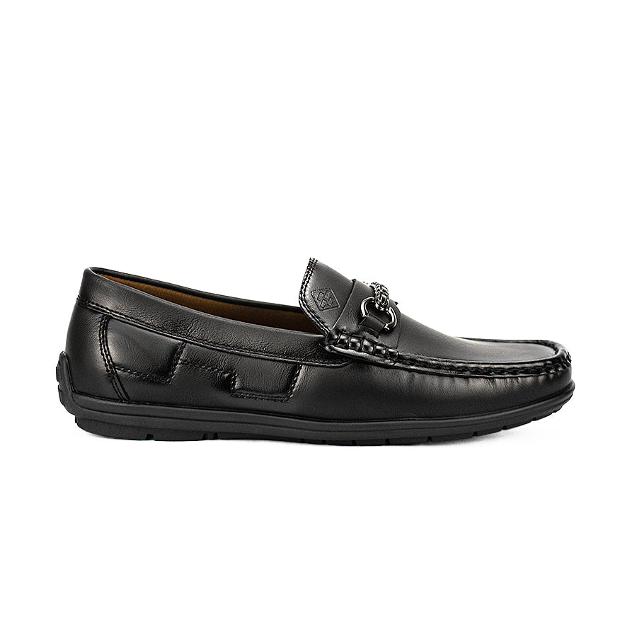 Mario D' Boro Men's Casual Loafers Mw 24393 Black/Maroon C42