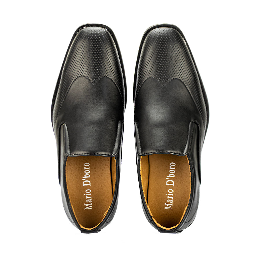 Mario D' Boro Men's Formal Shoes Mw 23050 Black/Dark Brown