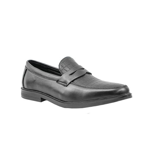 Men's Formal Slip On my 26069 BLACK / DARK BROWN