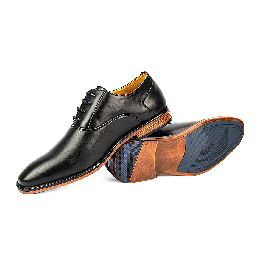 Mario D' Boro Men's Formal Shoes Oxford Mw 23089 Black/Dark Brown