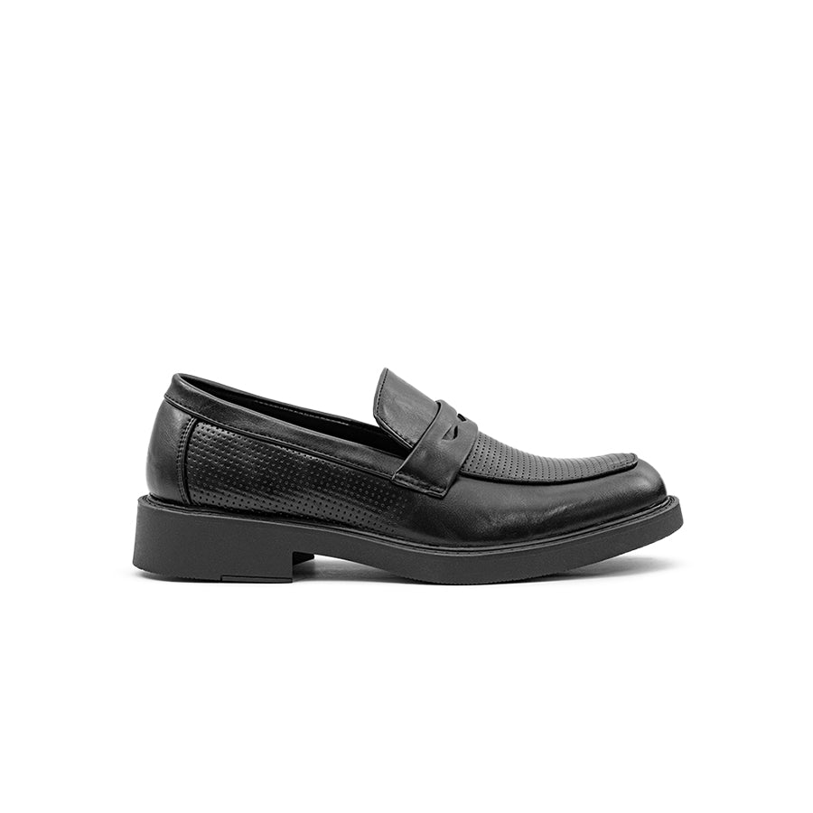 Mario D'boro Men's Formal Slip On MY 26521 - Black / VDark Brown C81 All Seasons Shoes