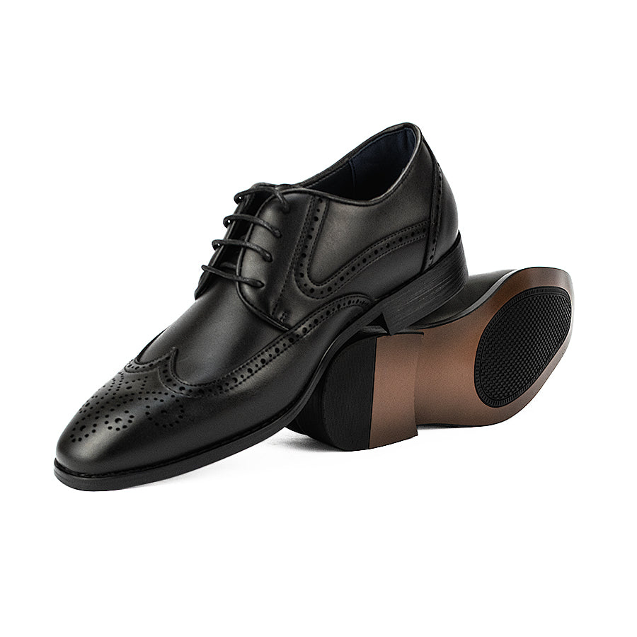 Mario D' Boro Men's Formal Elite Mw 24588 Black/Dark Brown C45