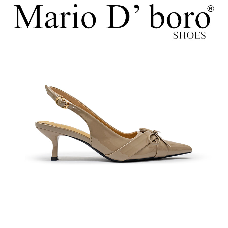 Mario D' boro Women's Heeled Sandals LY 29311 Dark Beige / Taupe C79