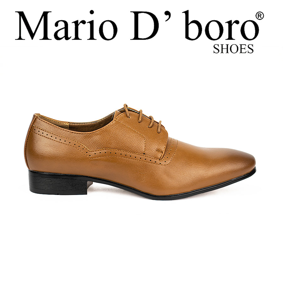 Mario D' Boro Men's Formal Shoes with Lace Mw 22245 Black/Tan