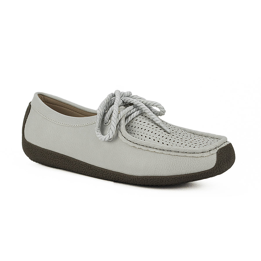 Mario D'Boro Women's Loafer Lw 25986 Light Gray/White C46