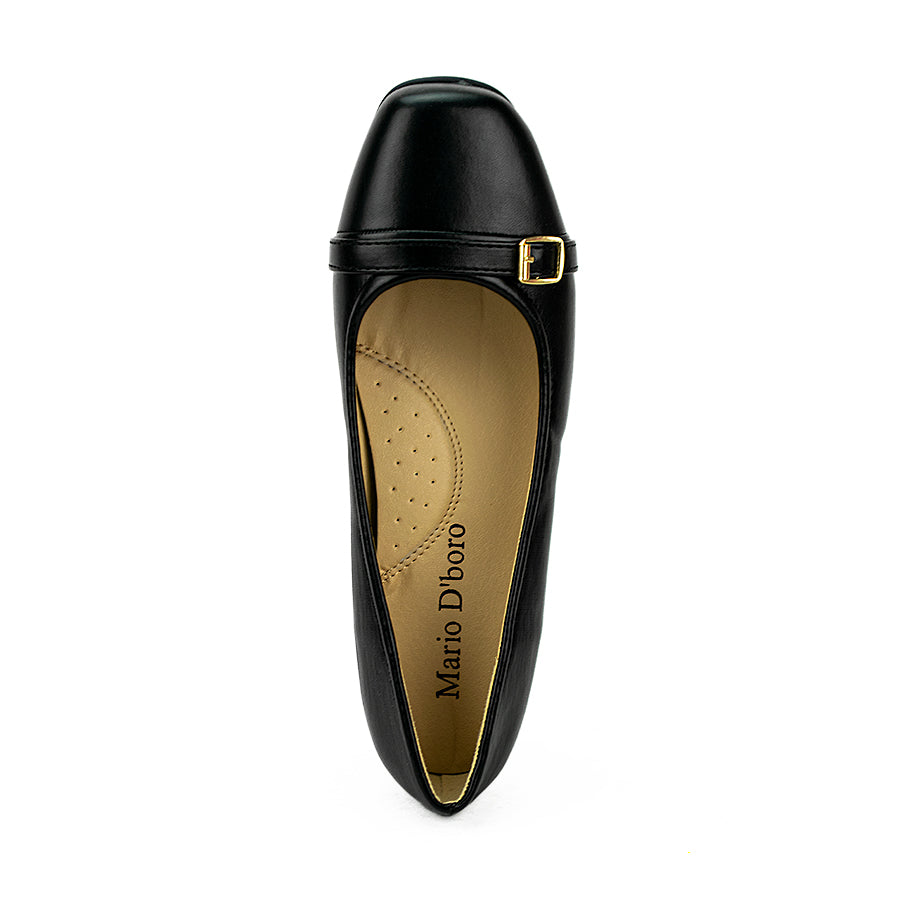 Mario D' Boro Women's Sshs Flat Lv 22132 Black