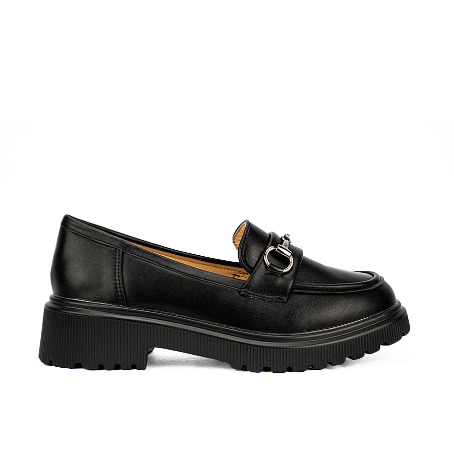 Mario D' Boro Women's Korean Flats Lw 23767 Black C40-C44